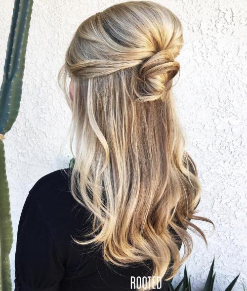 Half-Up Hairdo Hairstyles