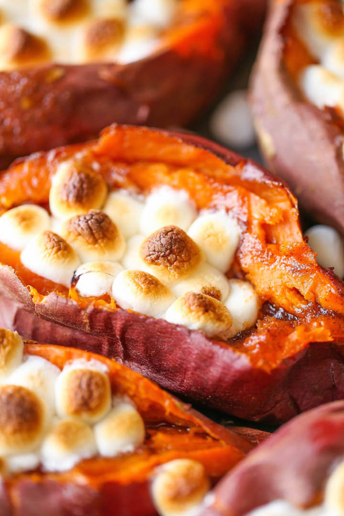 Loaded Sweet Potatoes